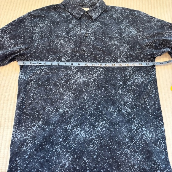 Jack Nicklaus NWT Palm Leaf Navy Blue Men's Golf Polo Size Small SPF 50 - Picture 8 of 10